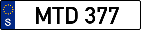 Truck License Plate